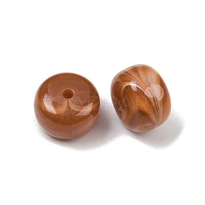 Opaque Acrylic Beads X-MACR-C037-03C-1