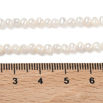 Natural Cultured Freshwater Pearl Beads Strands PEAR-L034-01-1