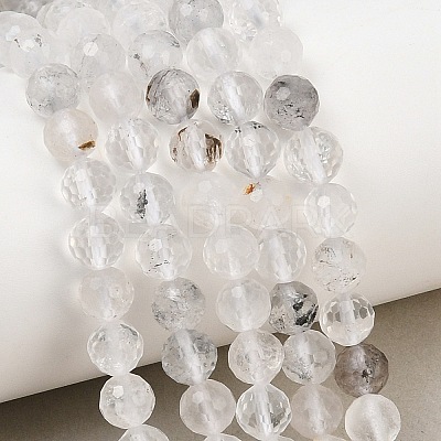 Natural Herkimer Diamond Beads Strands GG-NH0014-D03-6mm-1