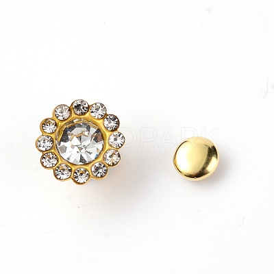 Alloy Rhinestones Rivets LS-FIND-WH0072-63D-1