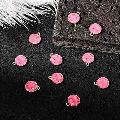 Alloy Enamel Charms X-ENAM-S121-165E-RS-1