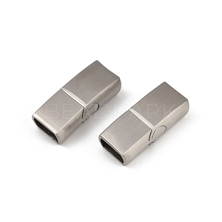 304 Stainless Steel Watch Band Clasps Hand Polished STAS-C127-15P-1