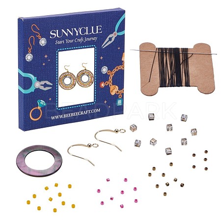 SUNNYCLUE Seed Beads DIY Earrings Sets DIY-SC0005-04-1
