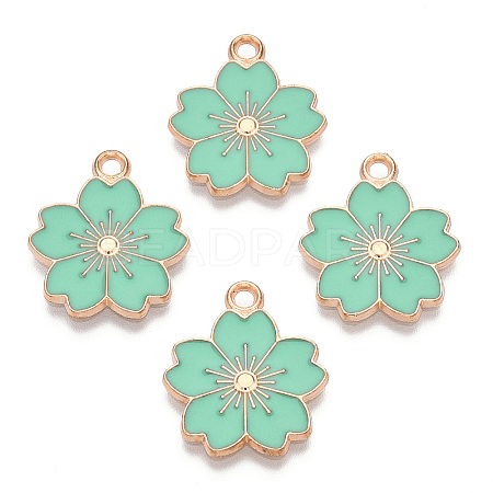 Alloy Enamel Pendants ENAM-S121-115F-1