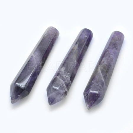 Natural Amethyst Pointed Beads X-G-E490-E21-1