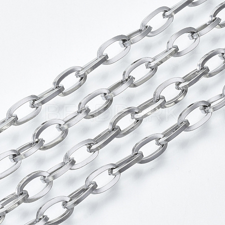 Tarnish Resistant 304 Stainless Steel Chains CHS-S001-03B-P-1