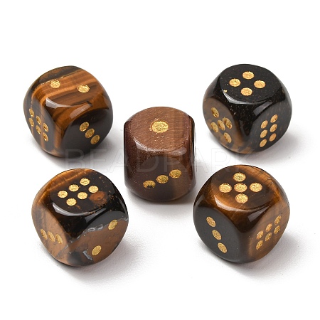 Natural Tiger Eye Dices G-T143-29-14-1