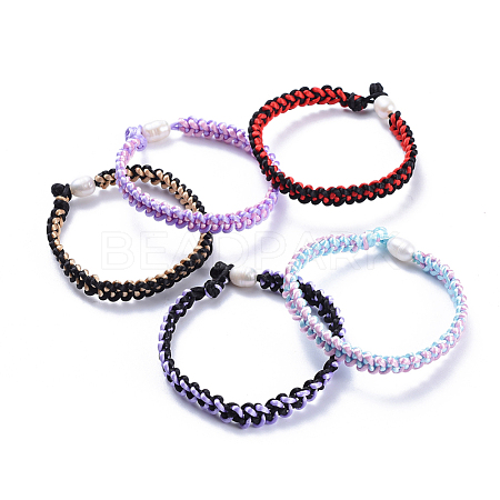 Nylon Thread Cord Braided Bracelets BJEW-JB04414-1