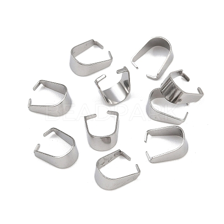 304 Stainless Steel Snap On Bails STAS-C135-01C-P-1