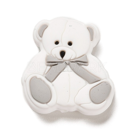 Bear Silicone Focal Beads SIL-D008-01B-1