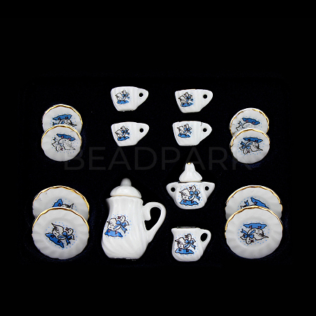 Mini Porcelain Tea Set BOTT-PW0001-213A-35-1