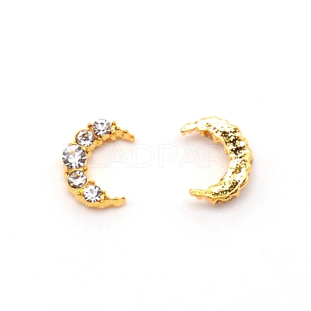 Alloy Rhinestone Cabochons MRMJ-WH0072-99A-01-1