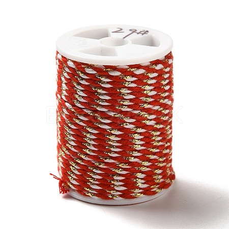 4-Ply Polycotton Cord with Metallic Thread OCOR-Z003-D104-1