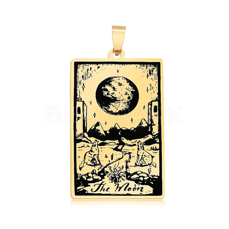 201 Stainless Steel Pendants STAS-S105-LA460-16-1