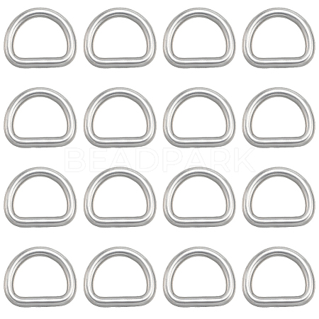 304 Stainless Steel D Rings STAS-CP0001-05A-1