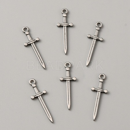 304 Stainless Steel Pendants LS-FIND-WH0137-62B-1