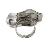 Anti-Tarnish 304 Stainless Steel Ring Components STAS-U031-02P-3