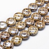 Eco-Friendly Glazed Porcelain Beads PORC-P027-B07-1