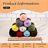 10Pcs 10 Colors Polyester Yarn for Knitting & Crochet YCOR-SZ0001-03A-2