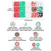 9 Style Christmas Handmade Polymer Clay Beads CLAY-YW0001-91-3