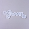 Wedding DIY Word Groom Silicone Molds X-DIY-K017-08-2