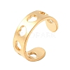 304 Stainless Steel Cuff Open Rings for Women SA-CBA82C8-20G-4