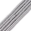 Electroplate Non-magnetic Synthetic Hematite Beads Strands X-G-J164A-4mm-04-1