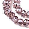 Electroplate Glass Beads Strands EGLA-A044-T2mm-A07-4