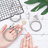Stainless Steel Adjustable Wall Hooks AJEW-WH0018-88P-3
