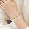 6Pcs Adjustable Waxed Cotton Cord Braided Bead Bracelets and Natural Quartz Crystal Bead Bracelets Sets BJEW-SC0001-53-5