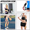 Sponge & Polyester Yoga Sports Knee Pads AJEW-WH20054-202B-01-5