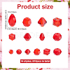 810Pcs 14 Styles Faceted Glass Beads GLAA-ME0001-09-2