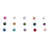 15 Colors Glass Pearl Beads HY-X0010-6mm-01-2