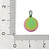 Ion Plating(IP) 304 Stainless Steel Pendants STAS-I311-33C-RC-3