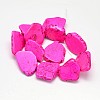 Dyed Natural Magnesite Bead Strands G-M156-14-2