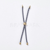Nylon Twisted Cord Bracelet Making X-MAK-F018-07G-RS-2