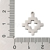 Non-Tarnish 304 Stainless Steel Pendants STAS-S123-03P-09-3
