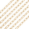 Ion Plating(IP) 304 Stainless Steel Paperclip Chains YS-TAC0003-02G-3