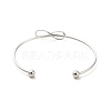 Infinity 201 Stainless Steel Cuff Bangles for Women Girls STAS-K247-02P-2