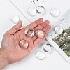 Transparent Half Round Glass Cabochons GGLA-R027-30mm-7