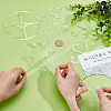 5Pcs 5 Styles Acrylic Plant Support Ring DIY-GA0007-92-3