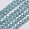 Natural & Dyed Malaysia Jade Bead Strands G-A146-8mm-A25-1