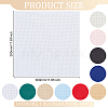 BENECREAT 10Pcs 10 Colors 14CT Cross Stitch Fabric Sheets DIY-BC0012-11-2