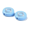 Opaque Acrylic Beads OACR-G016-07E-3