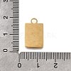 304 Stainless Steel Pendants STAS-F318-09A-G-3