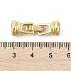 Brass Fold Over Clasps KK-U059-11G-3