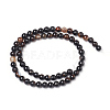 Natural Black Agate Beads Strands X-G-L555-04-6mm-4
