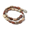 Natural Aqua Terra Jasper Beads Strands G-L624-F03-14x10mm-3