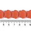 Synthetic Coral Dyed Carved Beads Strands CORA-K009-05B-02-4