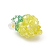 Glass Seed Beaded Pendants PALLOY-MZ01238-04-3